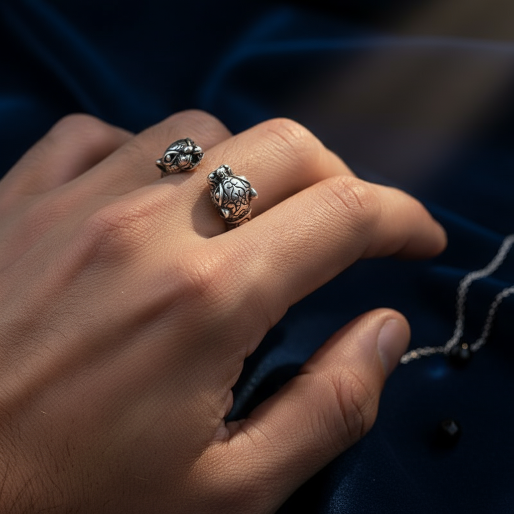 Anillo abierto de Pantera 🐆🖤
