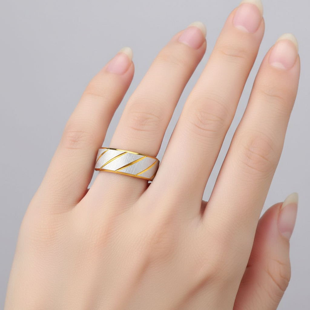 Anillo texturizado 💍✨