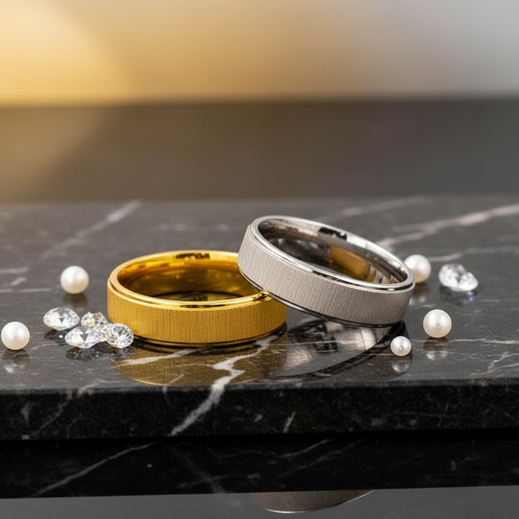 Anillo clásico texturizado 💍✨