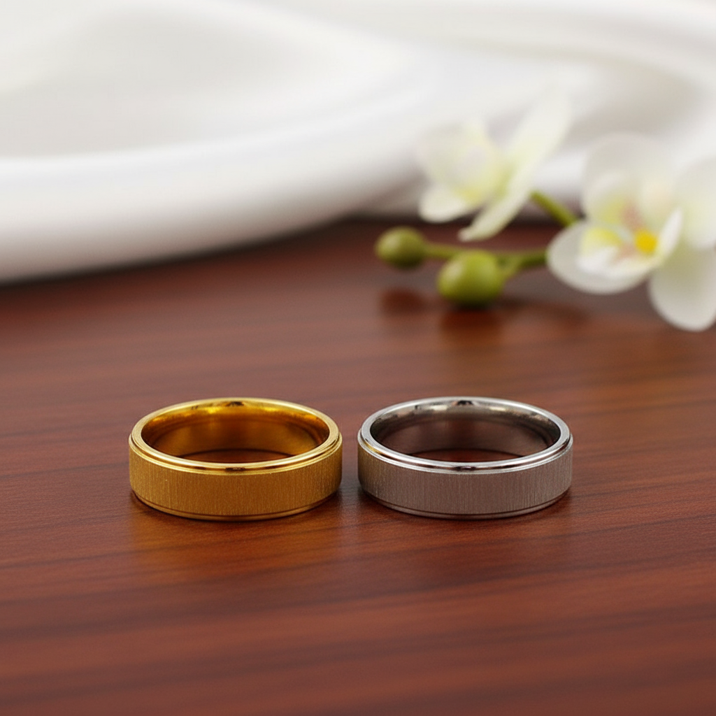 Anillo clásico texturizado 💍✨