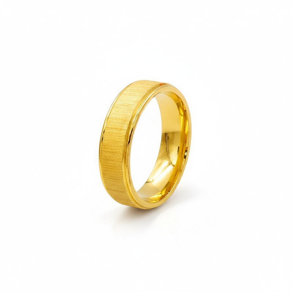 Anillo clásico texturizado 💍✨
