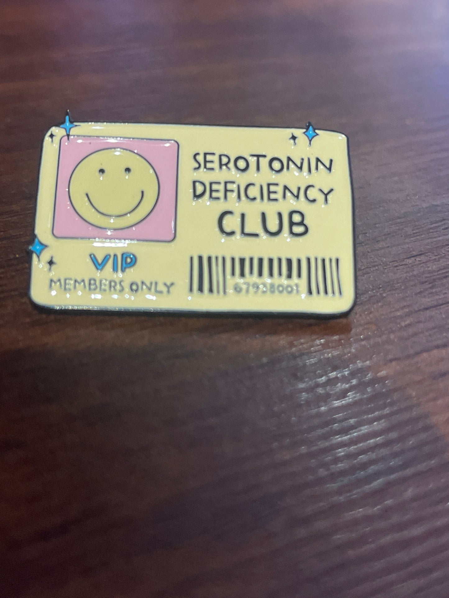 Pin Club de deficiencia de Serotonina