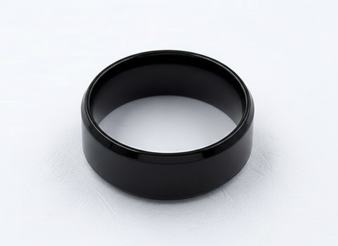 Anillo de banda ancha en acero Inoxidable