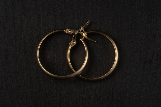 Aretes, oro 10k