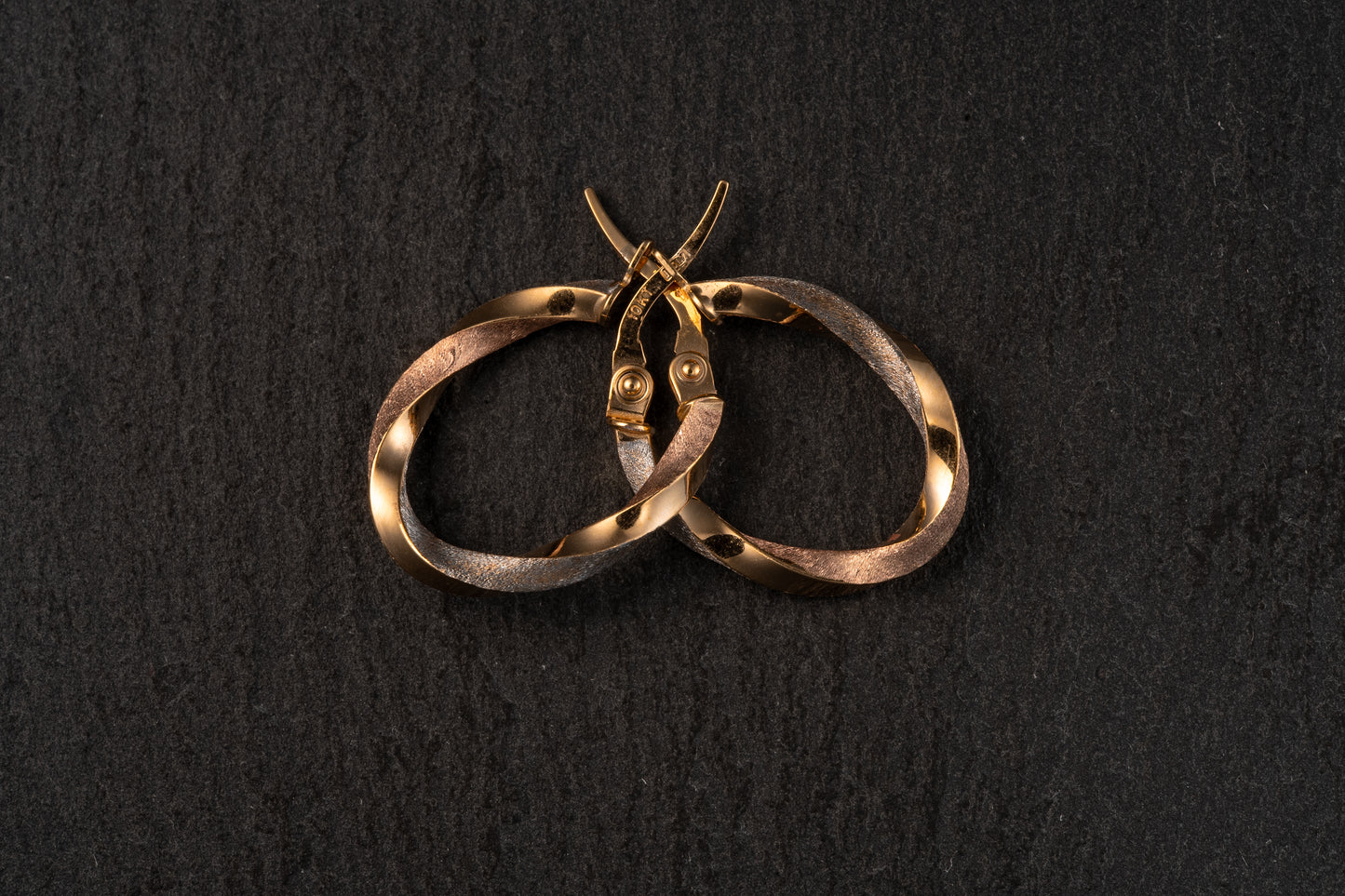 Aretes, oro 10k
