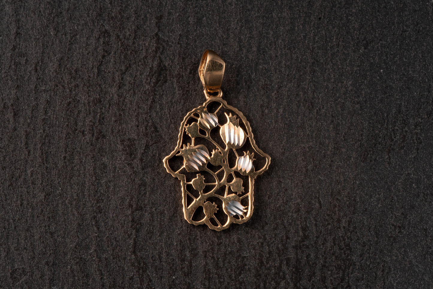 Dije Hamsa (mano de Fátima) oro 10k