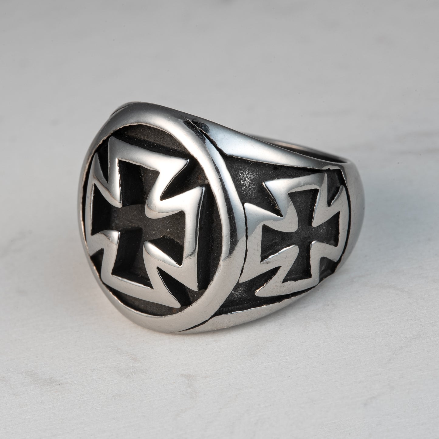 Anillo Cruz Templaria