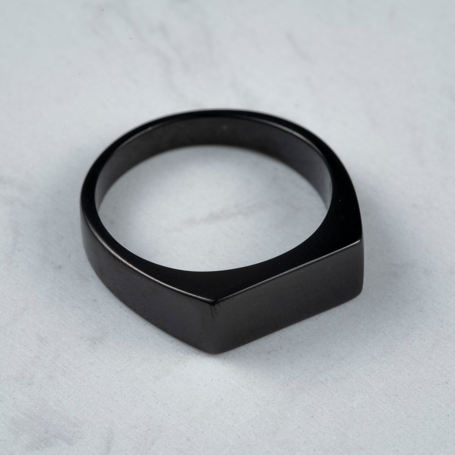Anillo acero negro