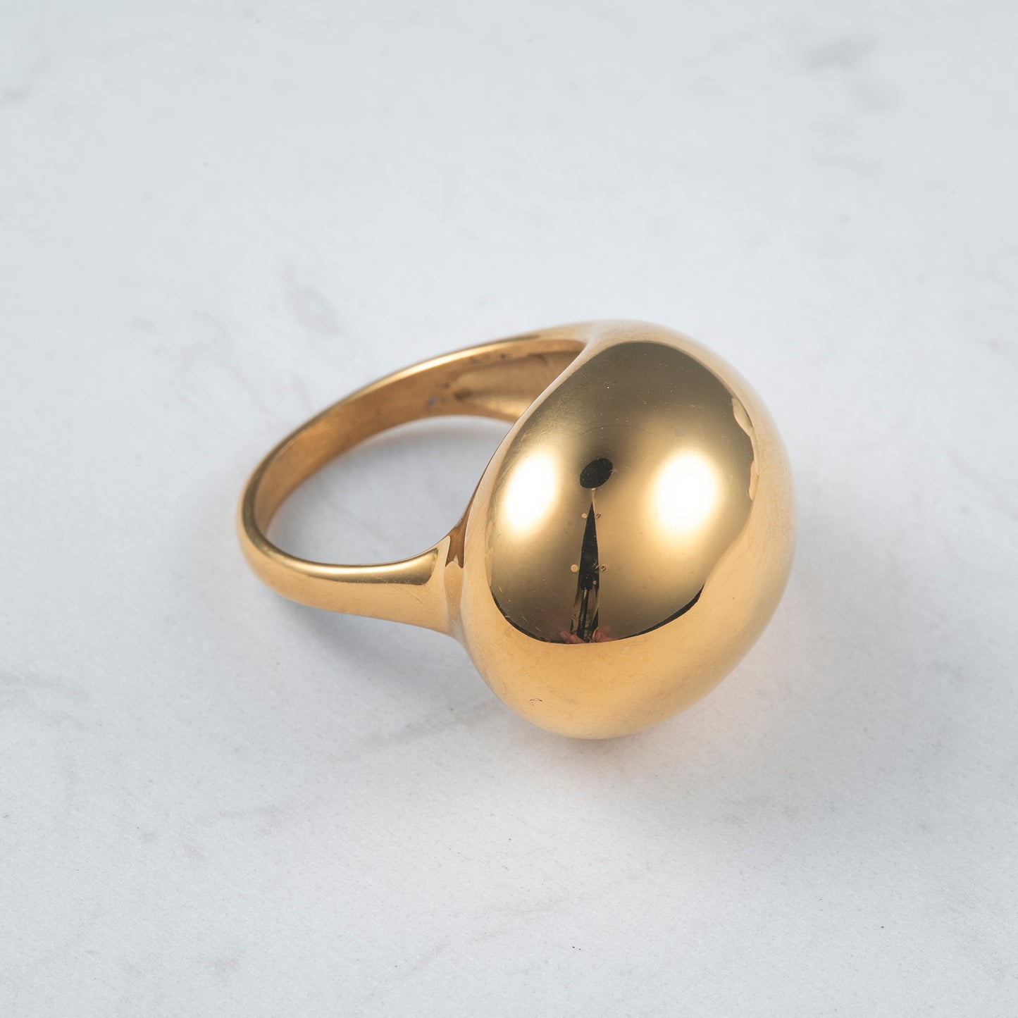 Anillo acero Gota