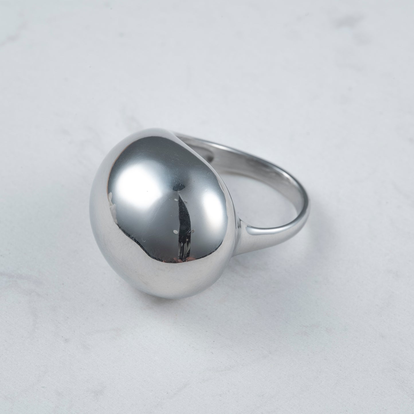 Anillo acero Gota