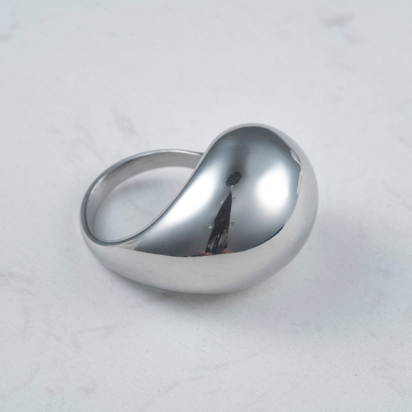 Anillo acero Gota
