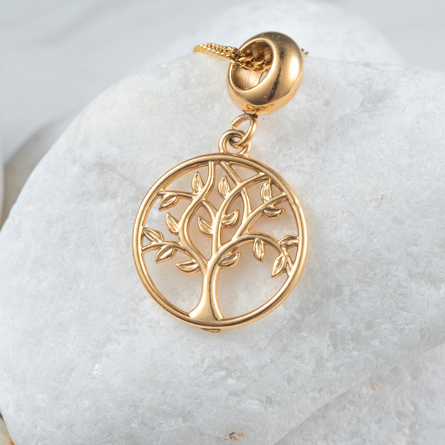 Dije acero árbol de la Vida