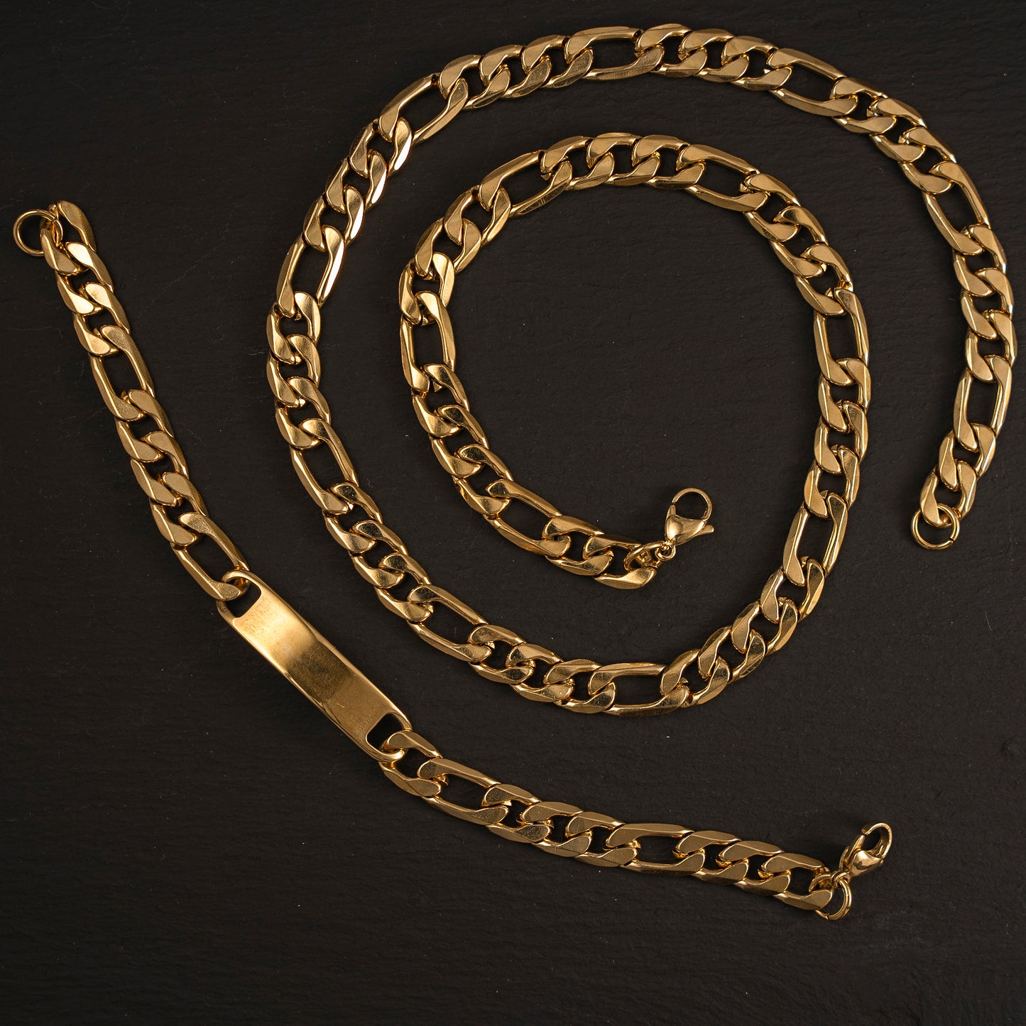 Set Cadena y Brazalete Cartier 9 mm grosor