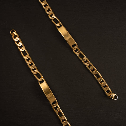 Pulsera Acero Cartier con Placa