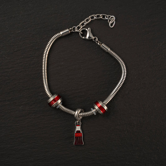 Pulsera de acero Coca Cola