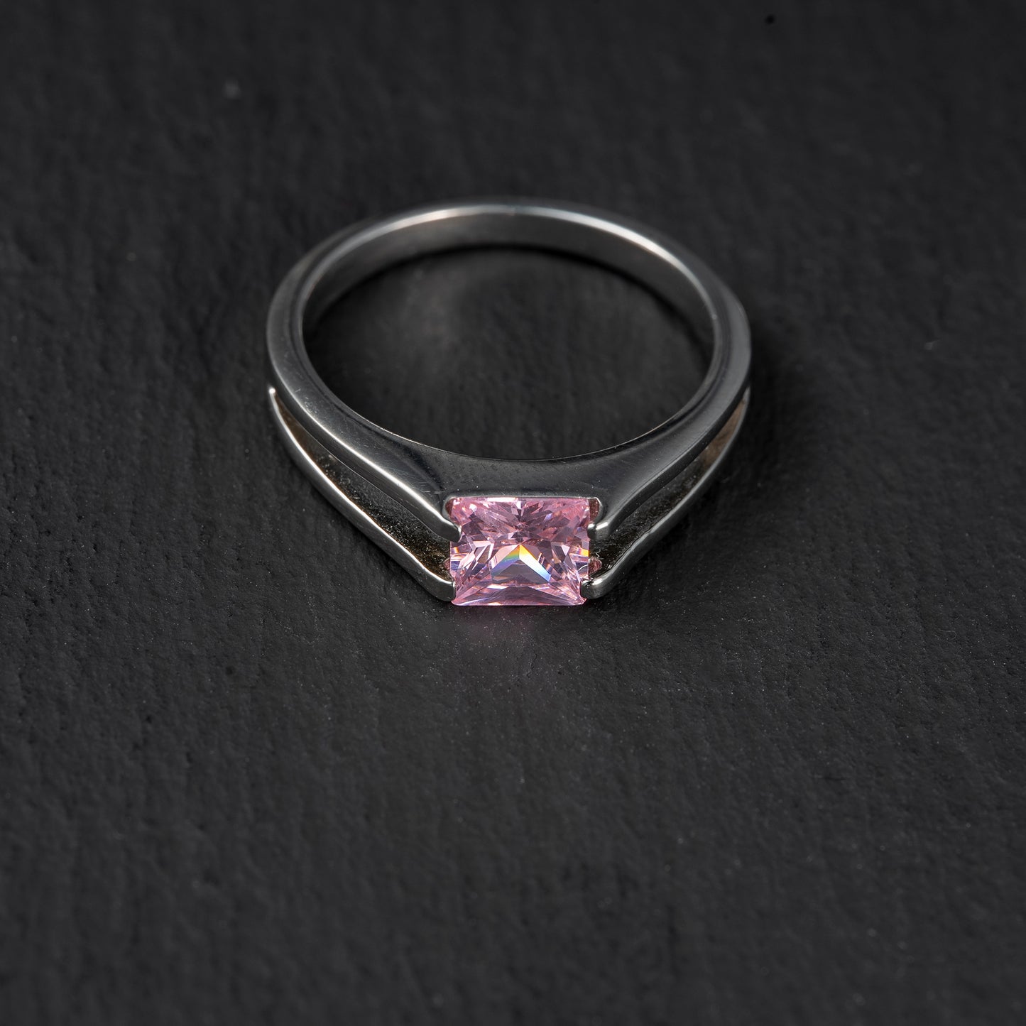 Anillo acero Rosa de Francia