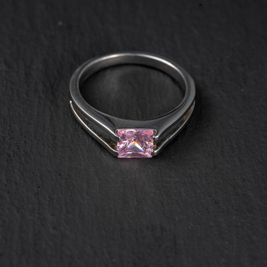 Anillo acero Rosa de Francia