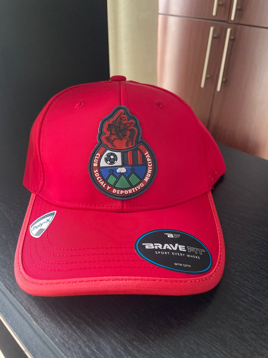 Gorra Municipal rojo ribete