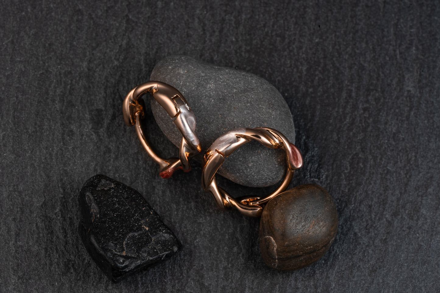 Argollas entorchadas ¨tres oros¨