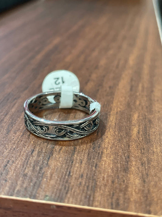 Anillo acero inoxidable Celta Calado