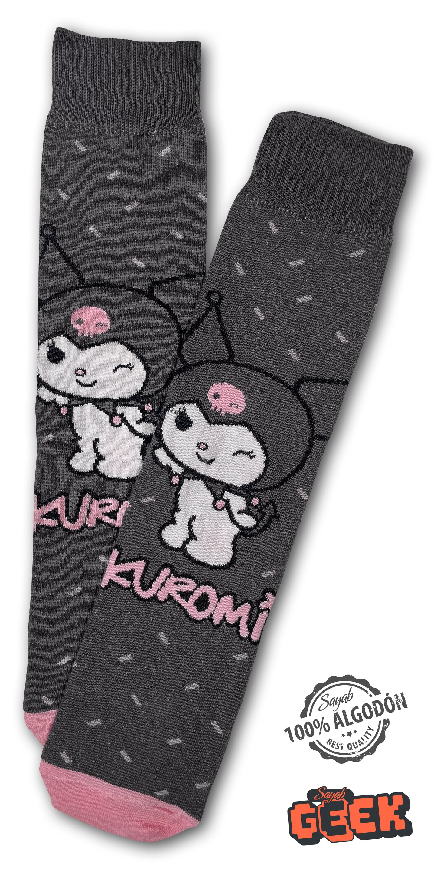 Calcetín 100% algodón Kuromi