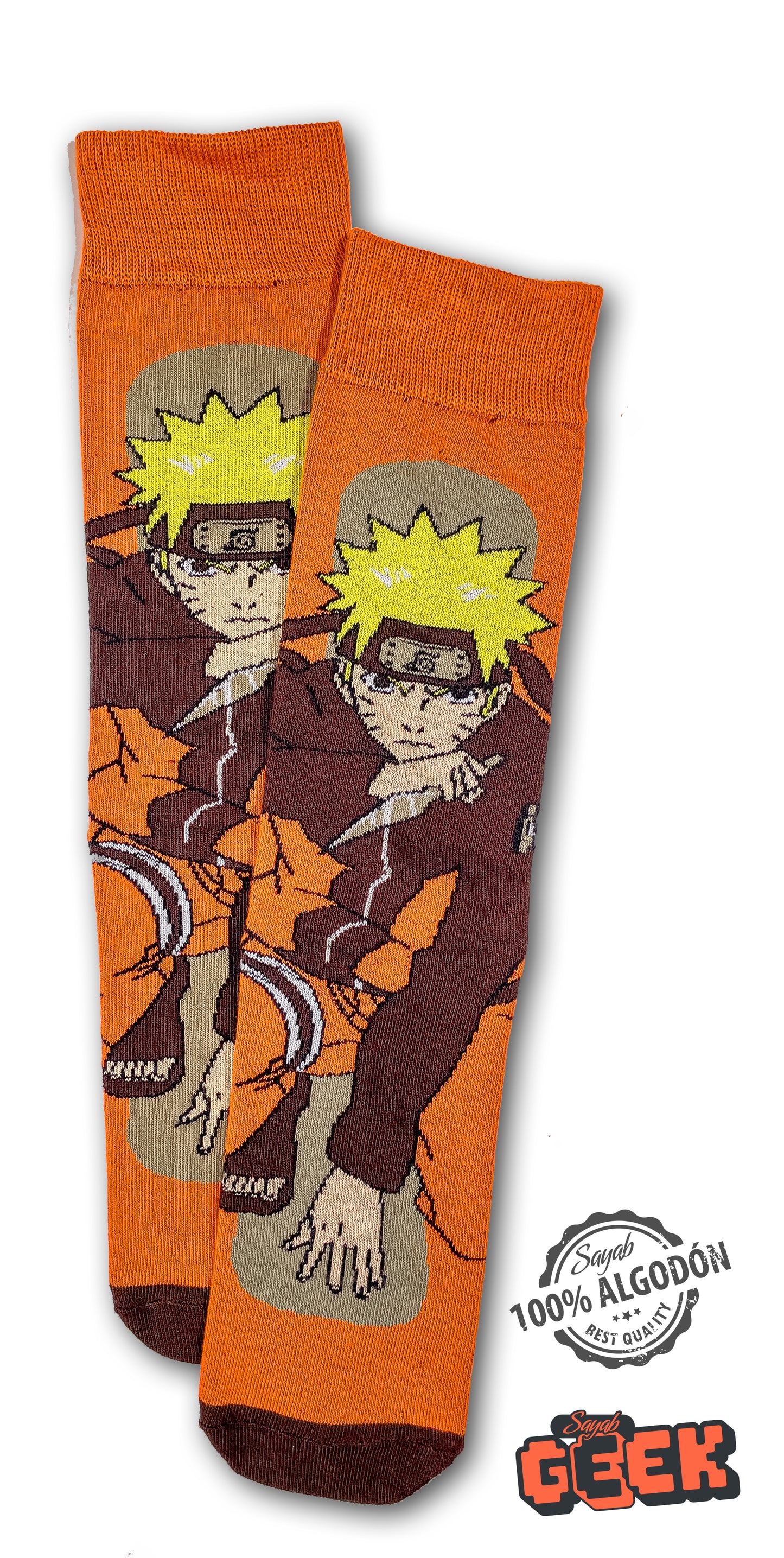Calcetín 100% algodón Naruto
