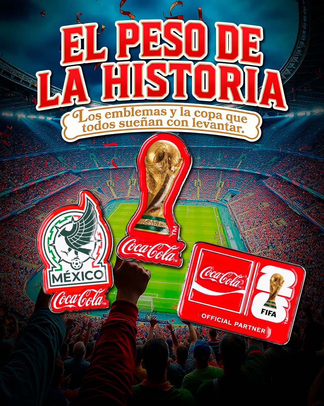 Pin Mundial Coca Cola Oficial