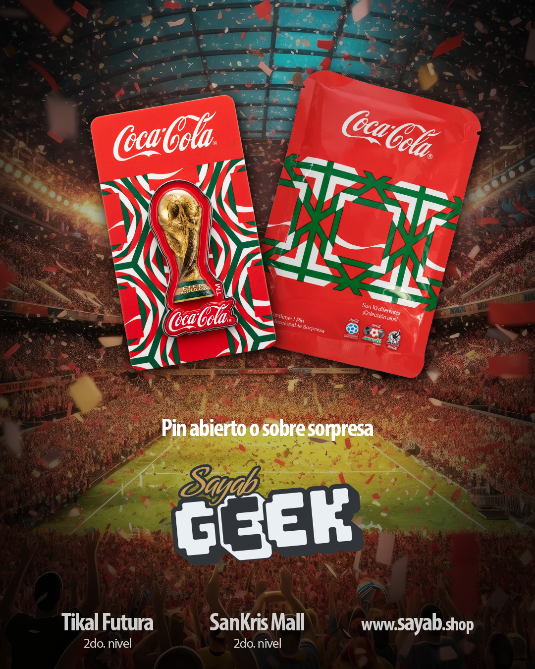 Pin Mundial Coca Cola Oficial