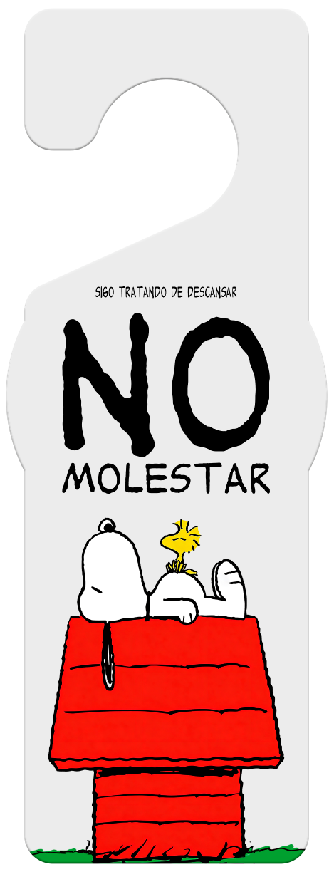 Colgador puerta  - Snoopy
