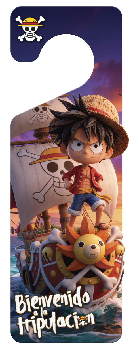 Colgador puerta  - One Piece
