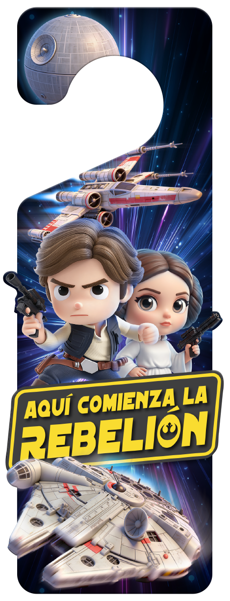 Colgador puerta  - StarWars