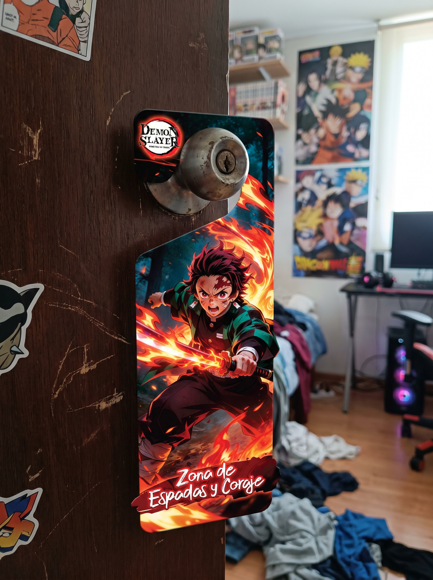 Colgador puerta  - Demon Slayer