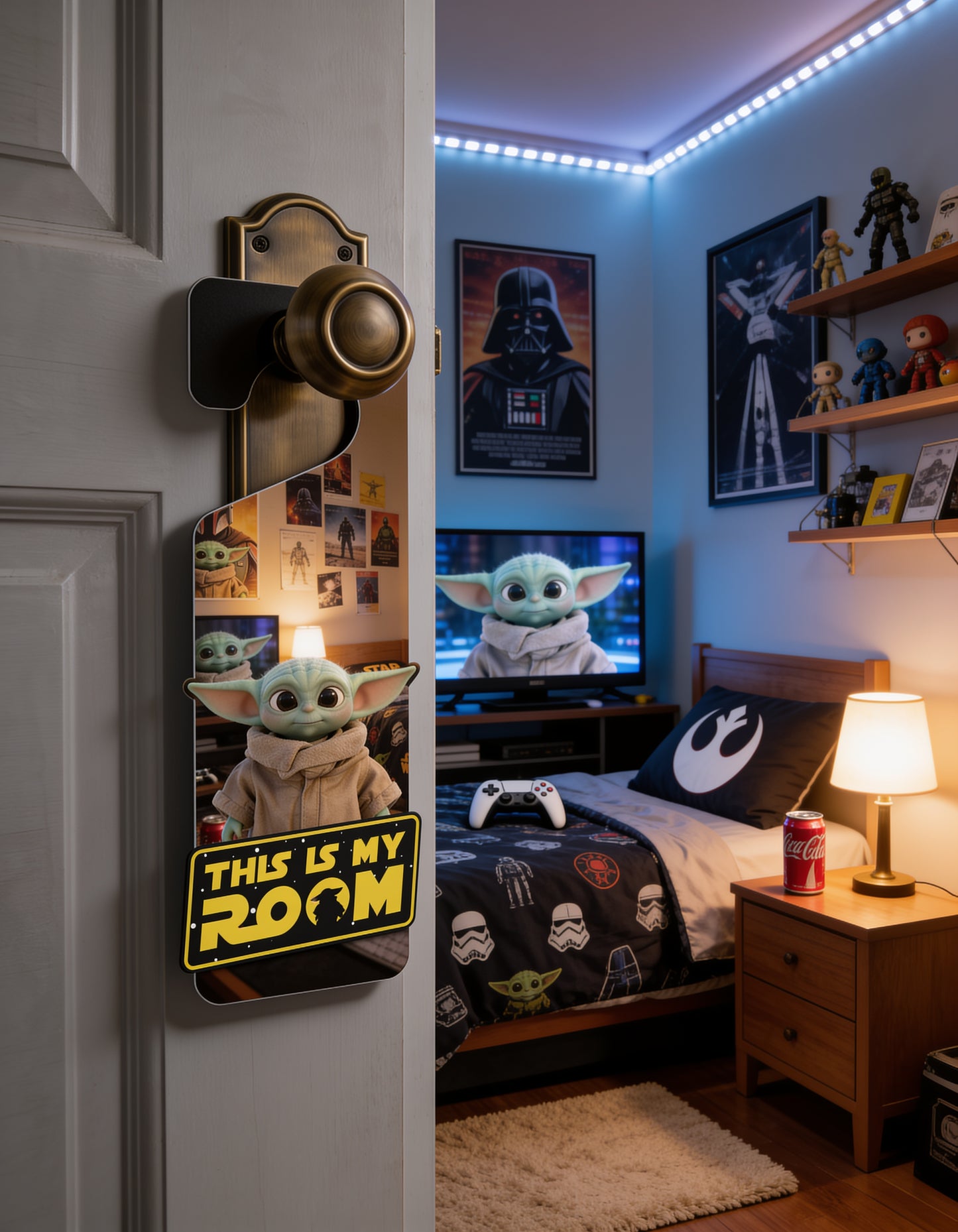Colgador puerta  - StarWars