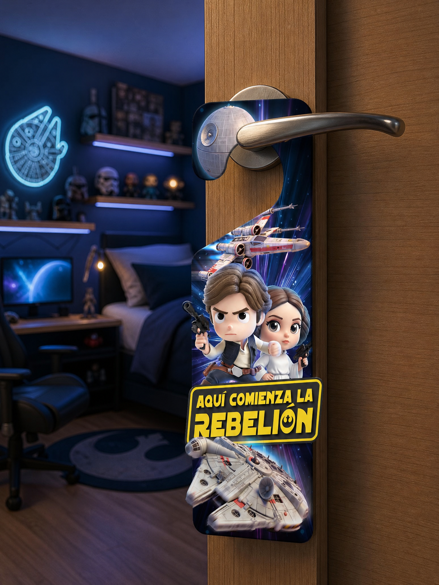 Colgador puerta  - StarWars