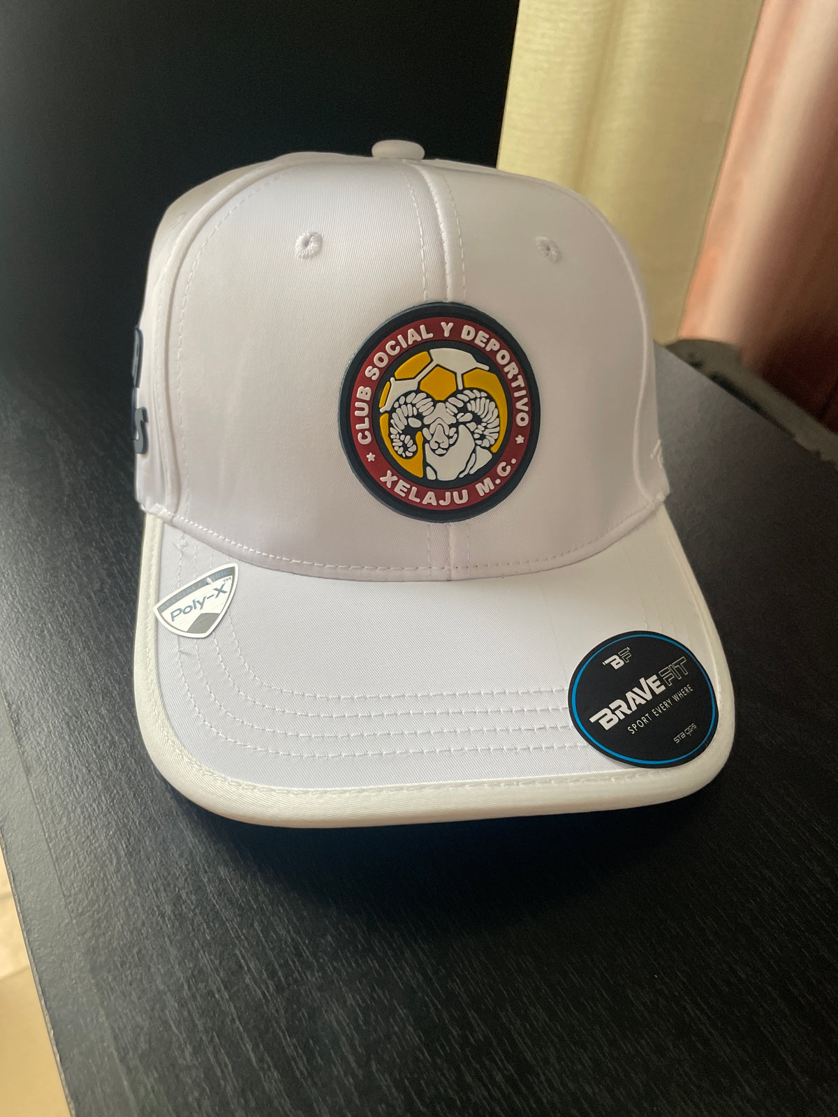Gorra Xelajú MC blanca PVC