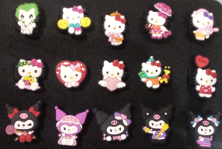 Pin Croks Hello Kitty y sus Amigos
