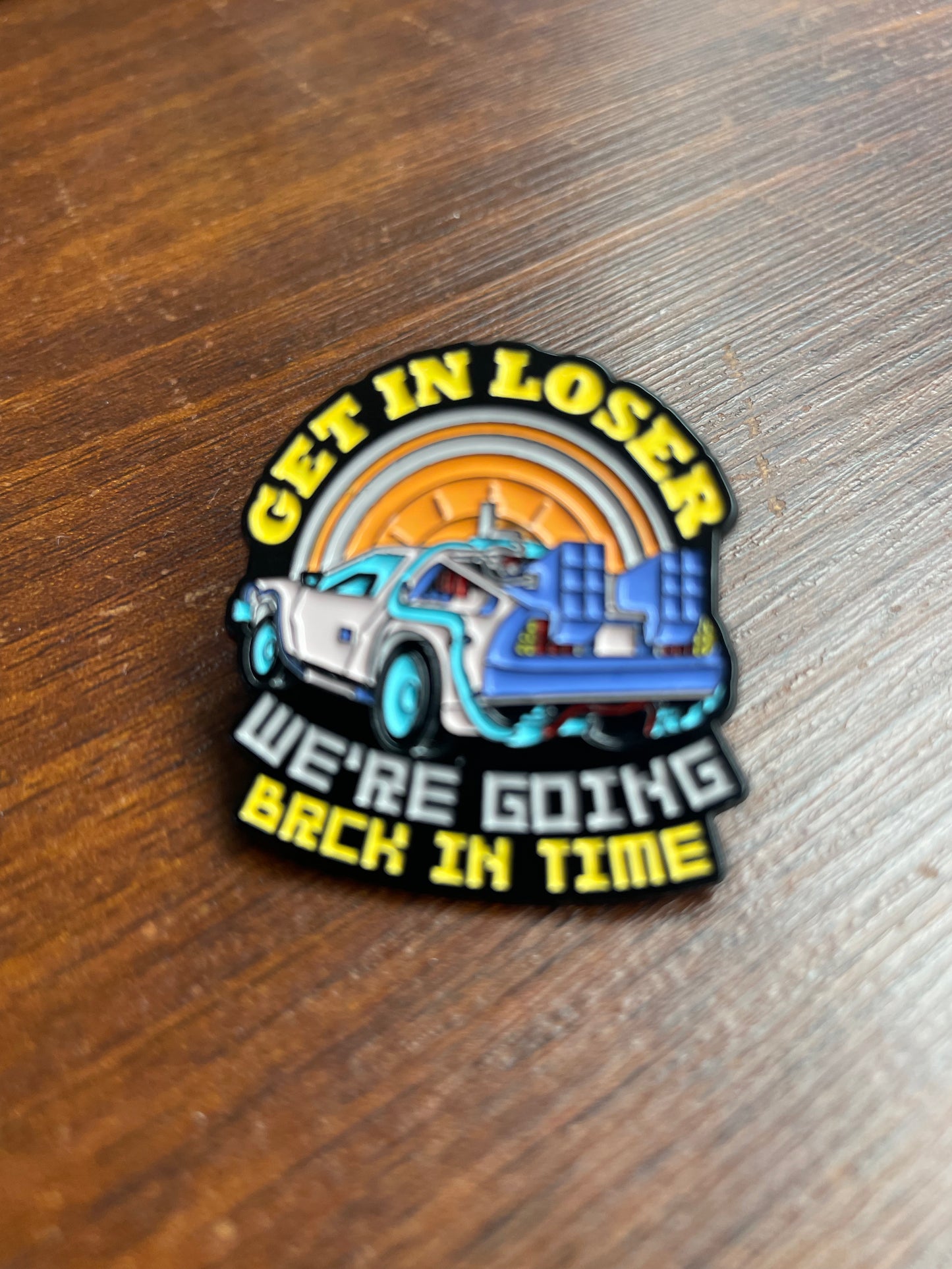 Pin Back to the Future- Back in Time