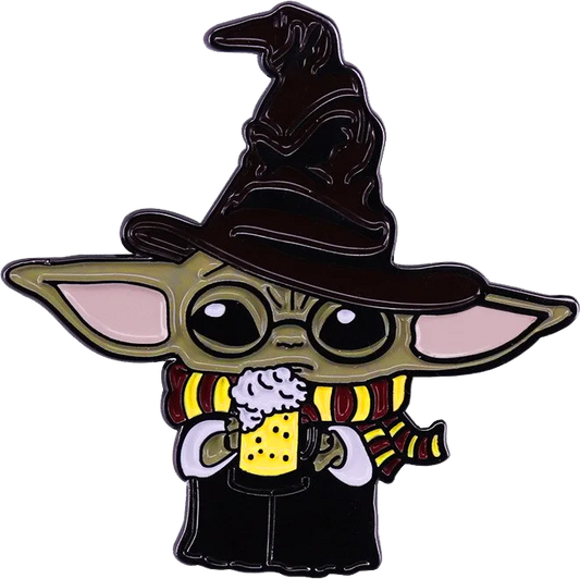 Pin Baby Yoda de Hogwarts