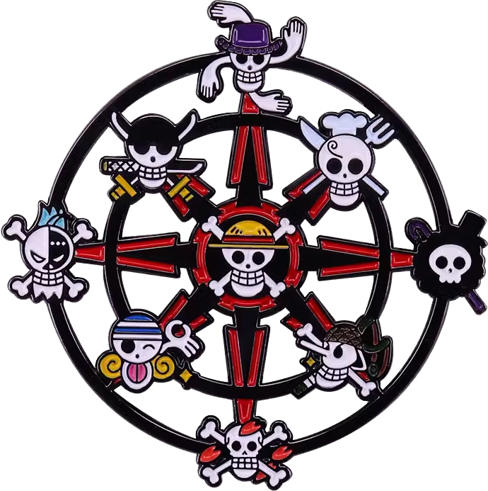 Pin One Piece Insignias de los miembros de la tripulación