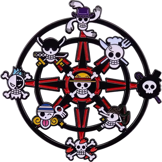 Pin One Piece Insignias de los miembros de la tripulación