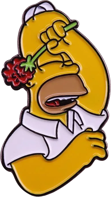 Pin Homero Simpson Ay! Mi gran secreto...