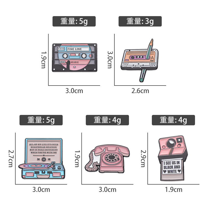 Pin teléfono, retro