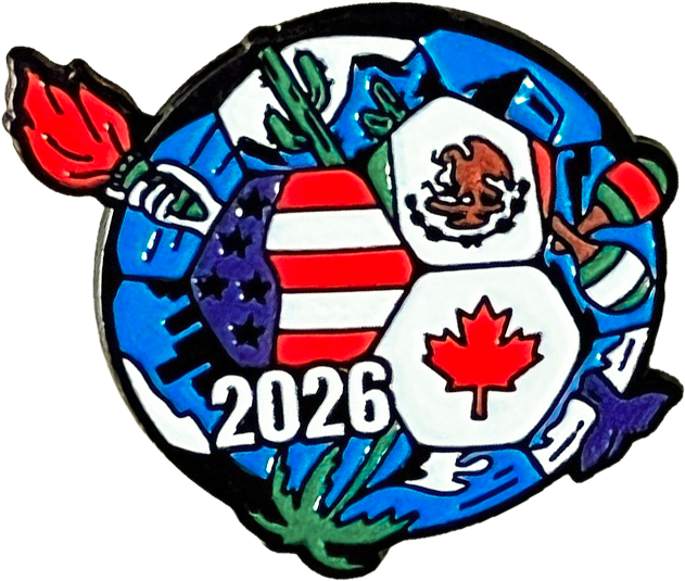 Pin mundial football