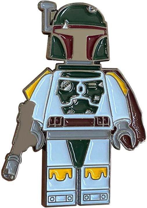 Pin lego Boba Fett. Star Wars.