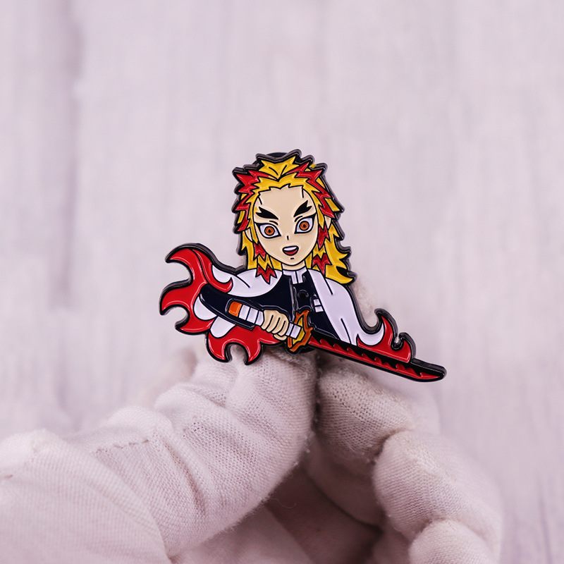 Pin Kyojuro Rengoku, Kimetsu no Yaiba