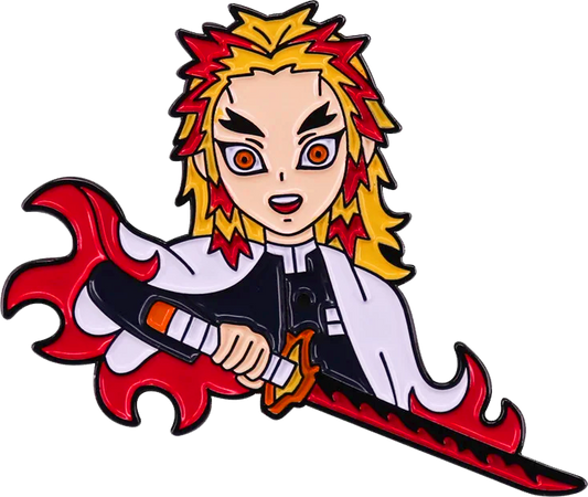 Pin Kyojuro Rengoku, Kimetsu no Yaiba