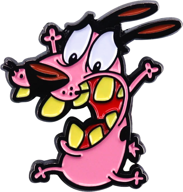 Pin Coraje el perro cobarde