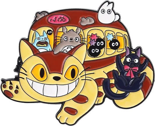 Pin anime, mi vecino Totoro, catbus