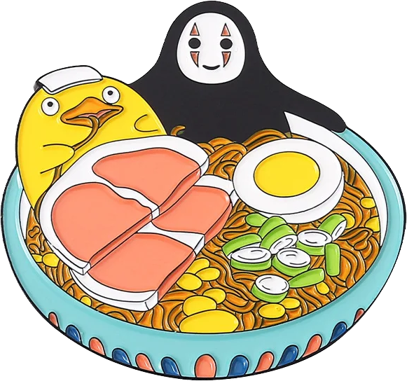 Pin viaje de Chihiro, Sin Cara y Pato