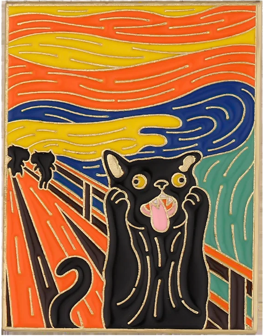 Pin El grito del gato, Edvard Munch